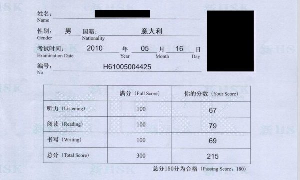 La certificazione linguistica cinese: HSK
